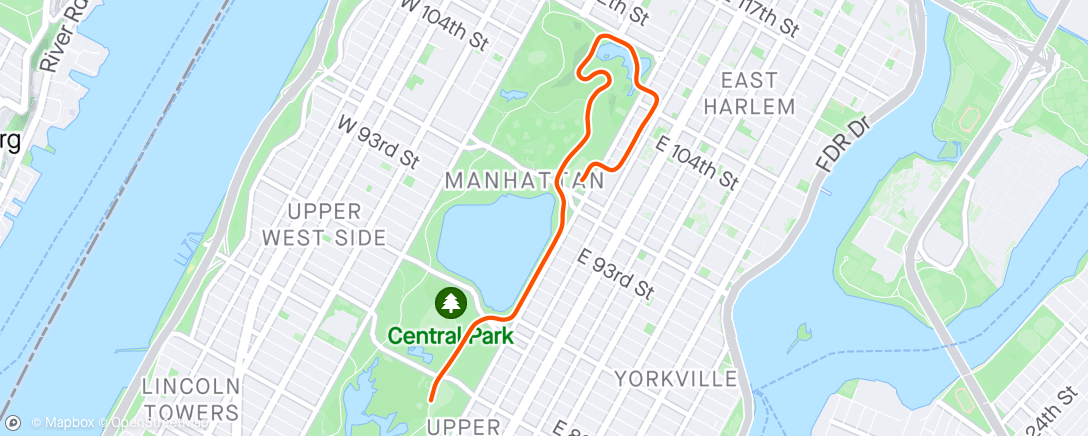 Map of the activity, Zwift - Down and Up the Ladder on May Field in New York