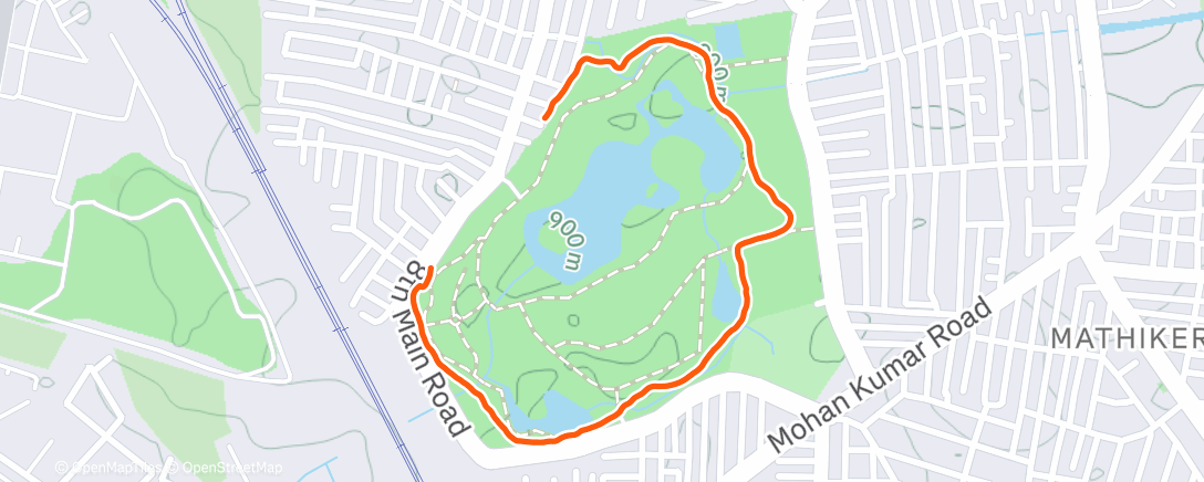 Карта физической активности (Morning Run)