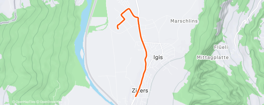 Map of the activity, RunToHome