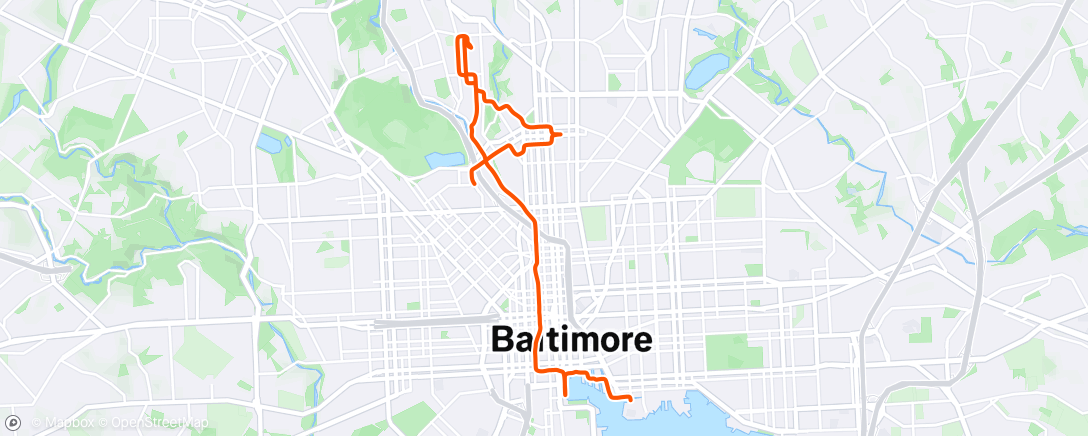 Map of the activity, Morning Ride