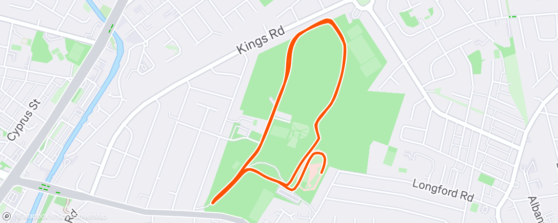 Map of the activity, Stretford PR 20.34 looking forward to doing Farndon in the morning !