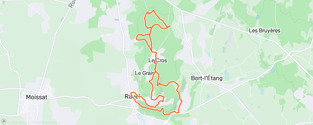 Map of the activity, Une belle rincée 💦