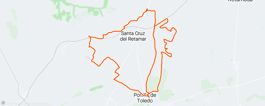 Map of the activity, Portillo de Toledo MTB 2024