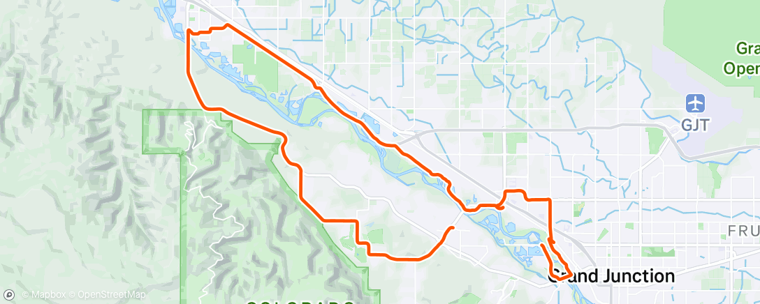 Map of the activity, Morning Ride