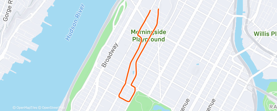 Карта физической активности (Evening Walk)