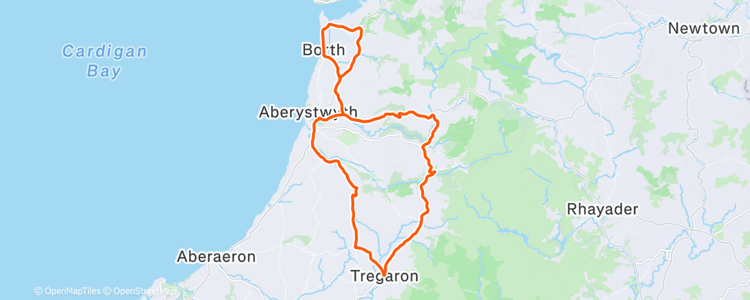 Карта физической активности (Cycling)