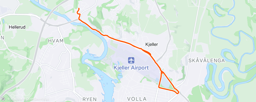 Map of the activity, 4 x 1700m SubT - 90s ⏸️