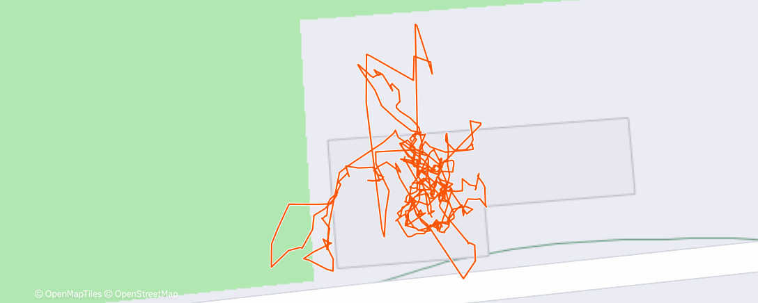 Map of the activity, Afternoon Workout