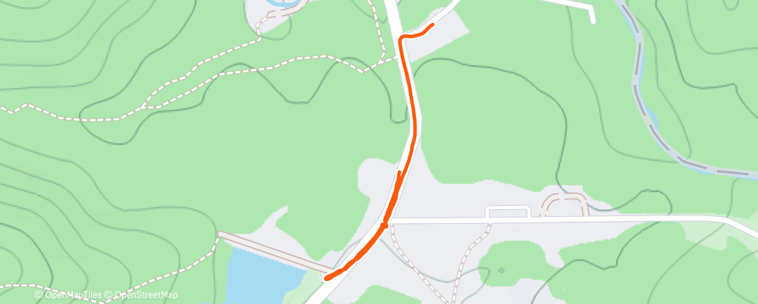 Map of the activity, Morning Run