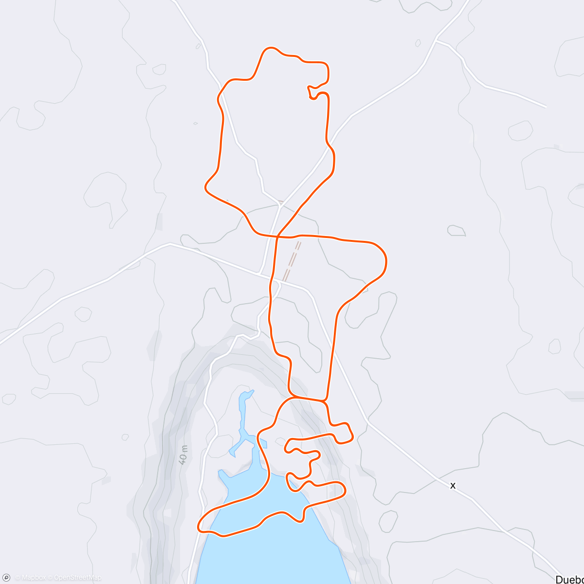Map of the activity, Zwift - Sleepless City in Makuri Islands
