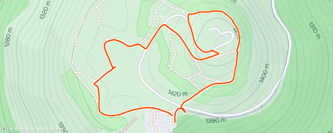 Map of the activity, Puy de dome