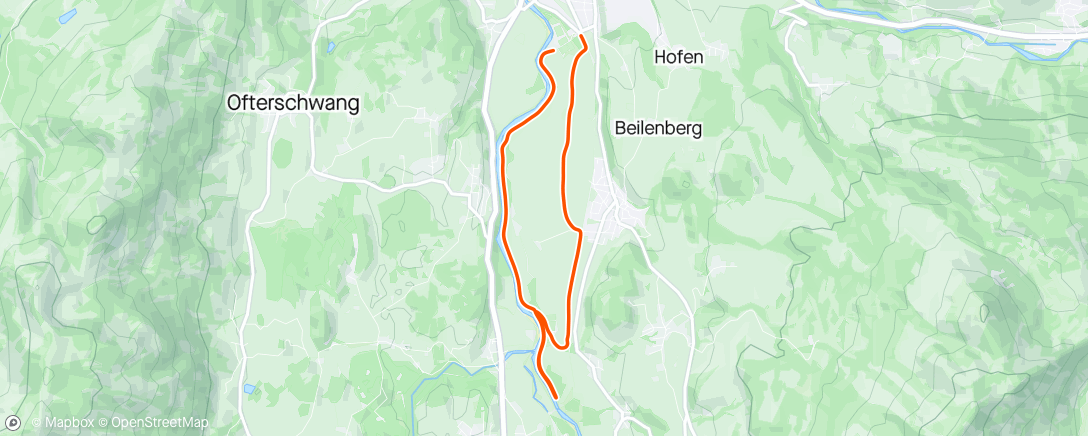 Map of the activity, Frühlingslauf Sonthofen
