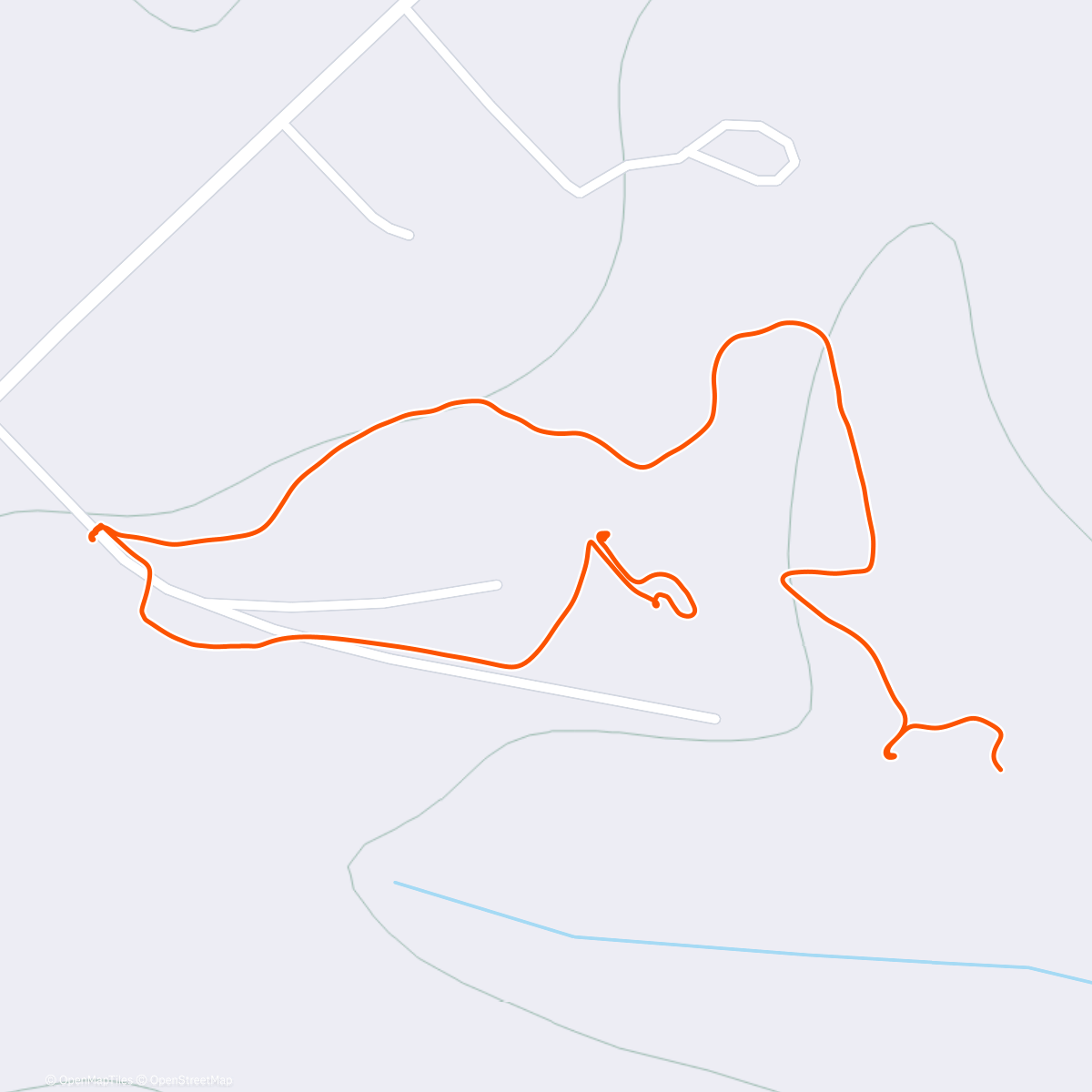Map of the activity, Morning Walk
