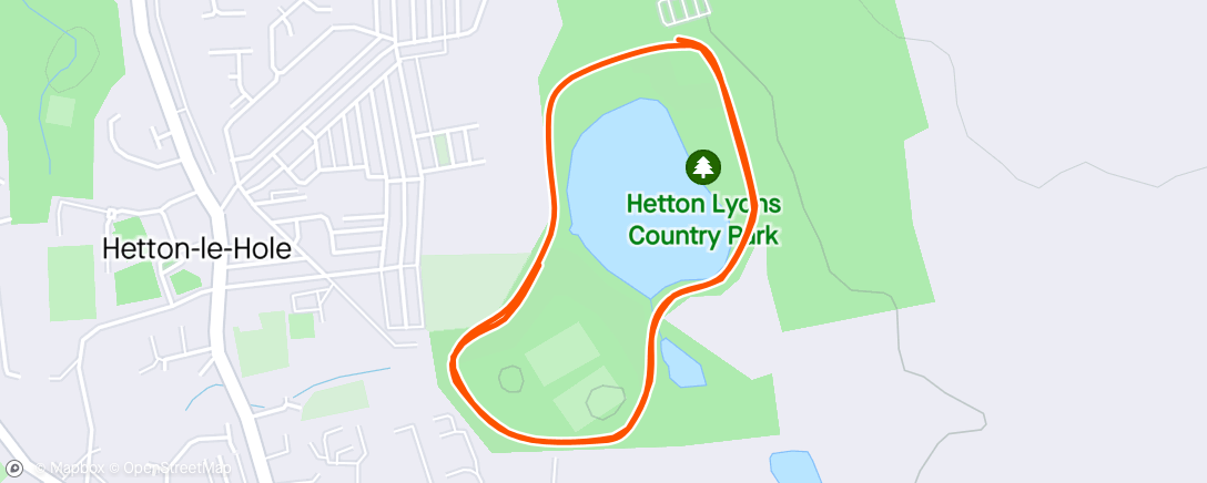Map of the activity, Hetton Relays 2024