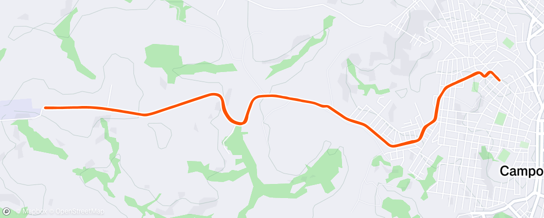 Carte de l'activité Pedalada de mountain bike matinal