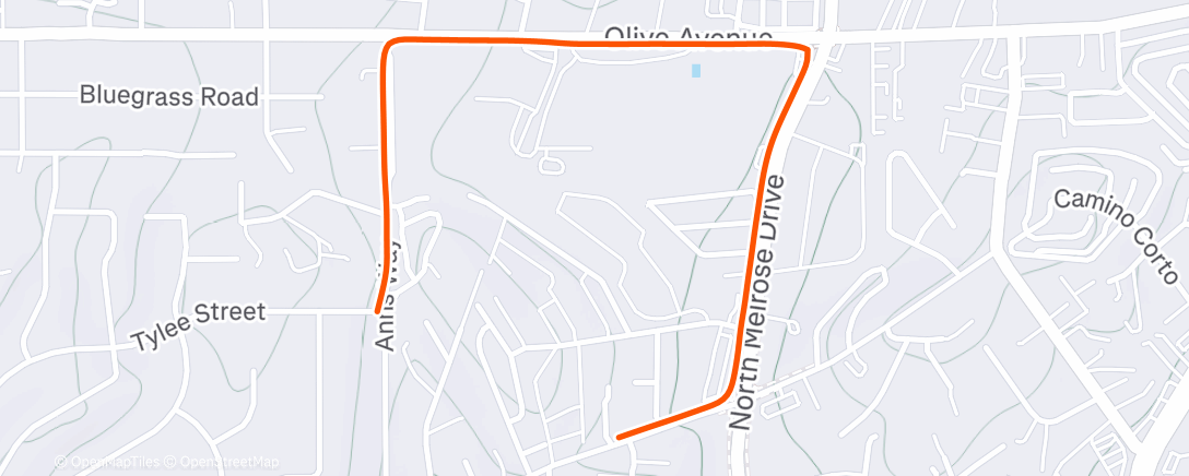 Map of the activity, Nike Run Club: Wednesday Afternoon Run