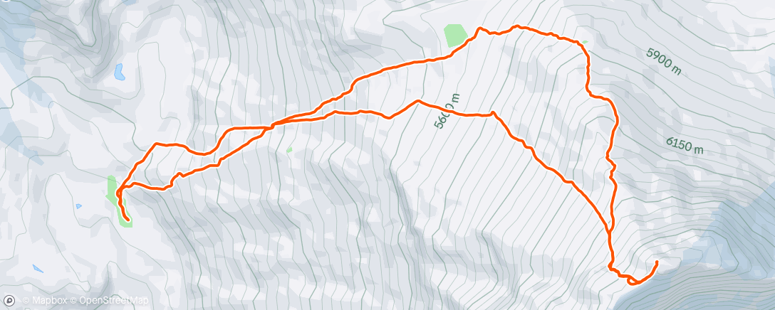 Map of the activity, Safety's off: Aconcagua Record