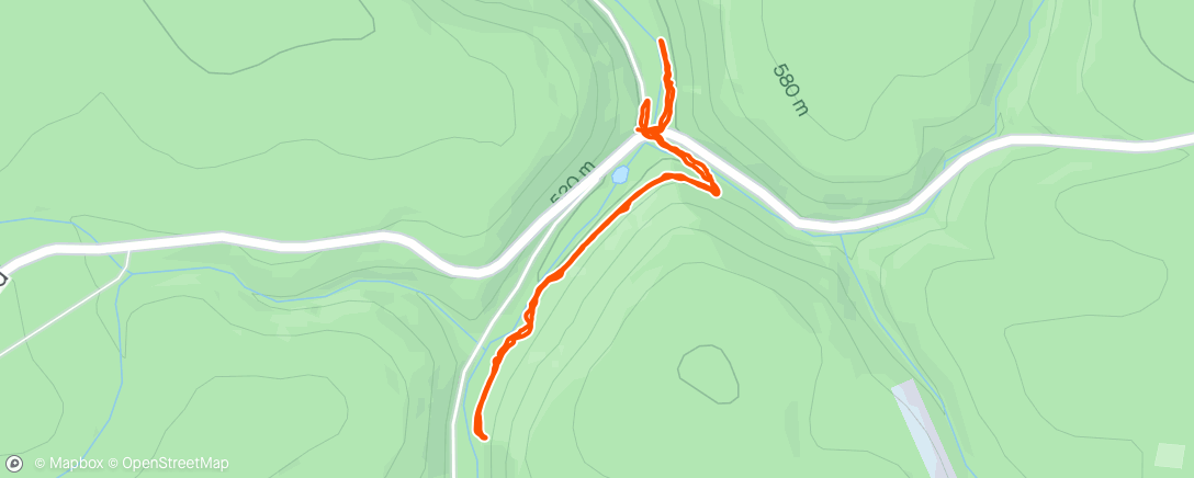 Map of the activity, The hike that wasn’t