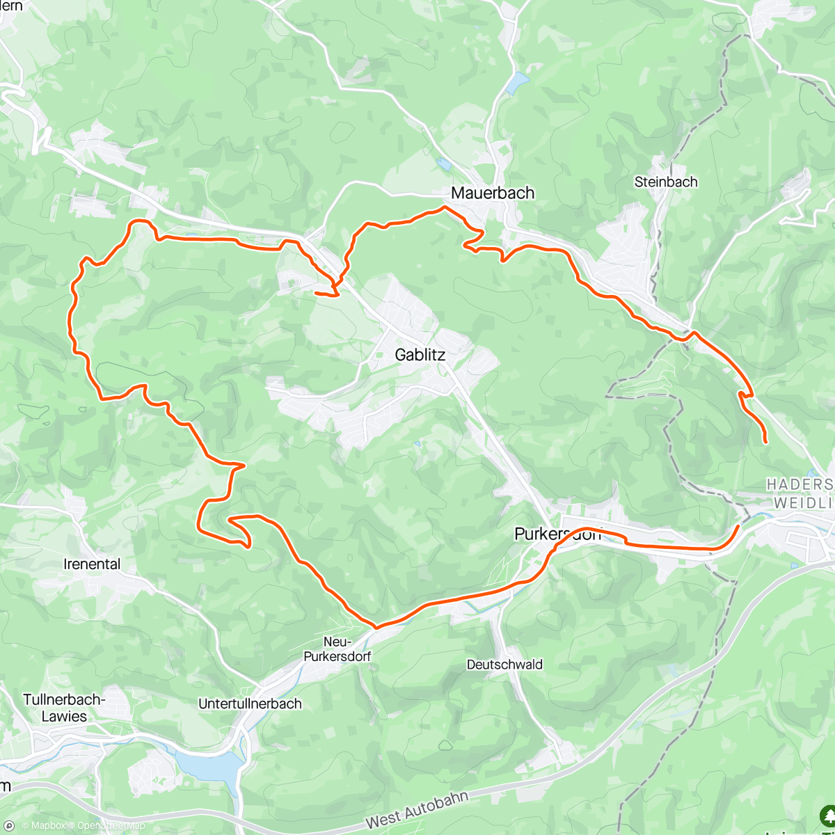 Map of the activity, Pauli Goggles MTB-Ride Laabacher Schenke - Troppberg