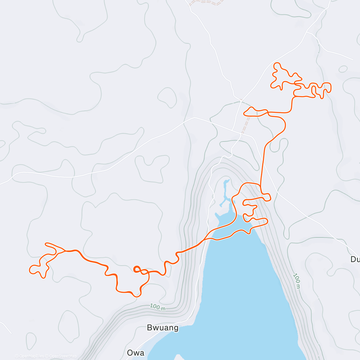 Map of the activity, Zwift - Race: Stage 2 - Zwift Unlocked - Race (B) on Electric Break in Makuri Islands