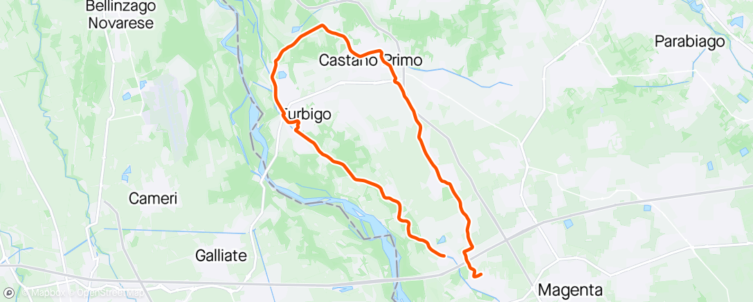 Map of the activity, Boffalora Sopra Ticino