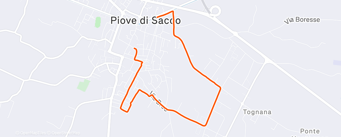 Карта физической активности (Corsa mattutina)