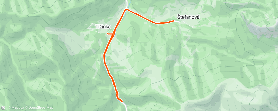 アクティビティ「70' (3x1km sub 5:00/2')」の地図