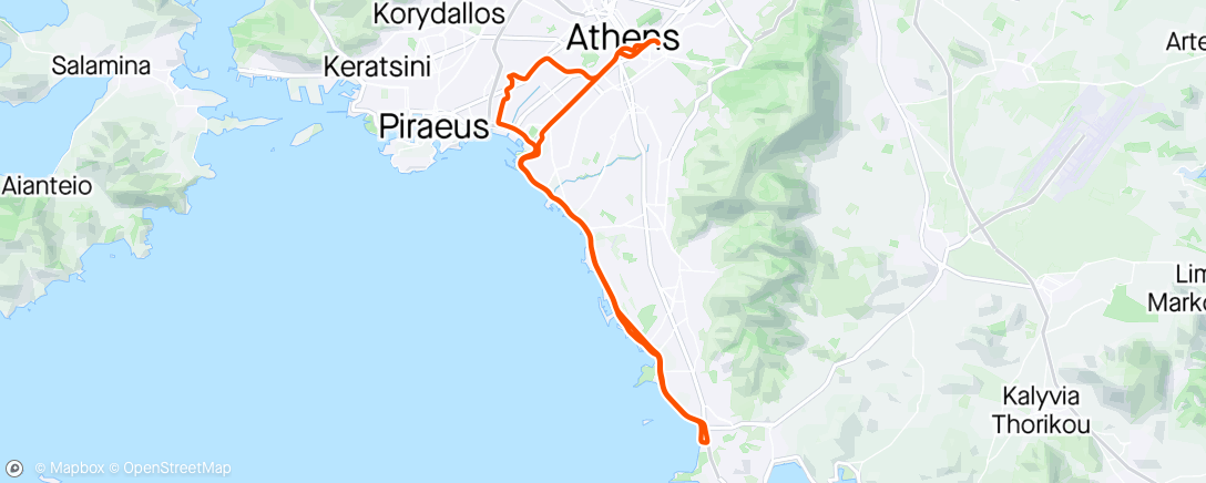 Map of the activity, 10/04/24 Ride