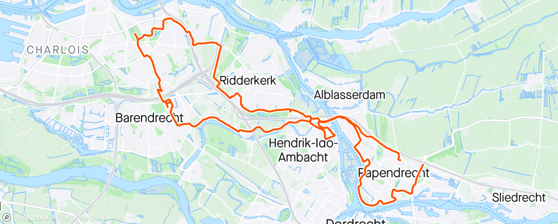 Map of the activity, Middagrit Rotterdam