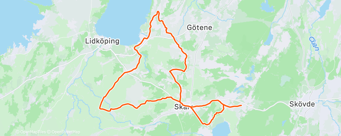 Карта физической активности (Morning Ride)