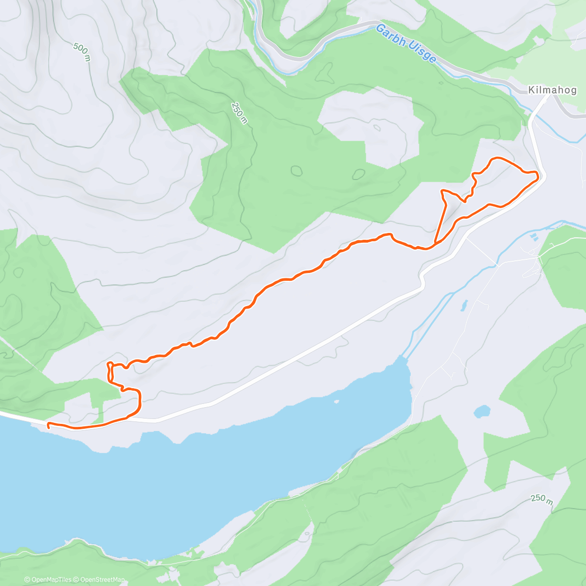 Map of the activity, Afternoon Gravel Ride