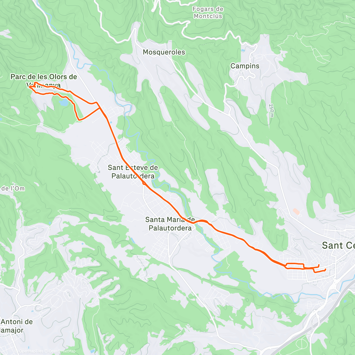 Map of the activity, Bon Nadal !