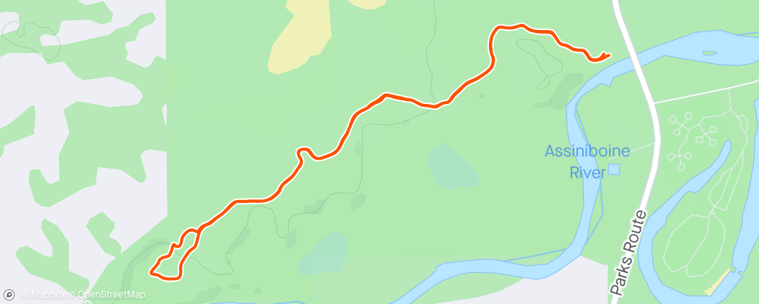 Карта физической активности (Sunset Hike w the Fam)