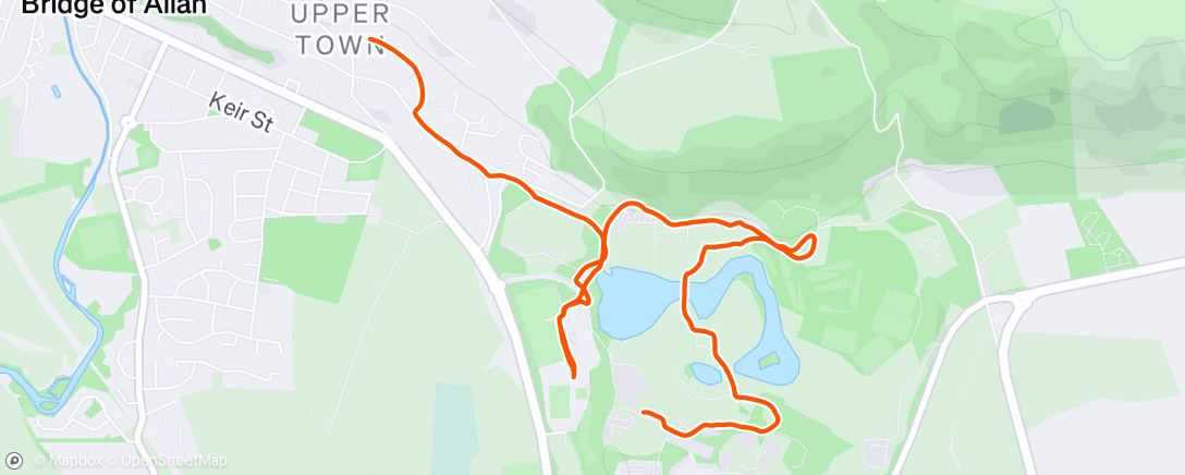 Map of the activity, Warmup