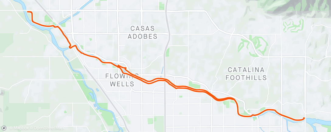 Map of the activity, ☀️🚴🌮