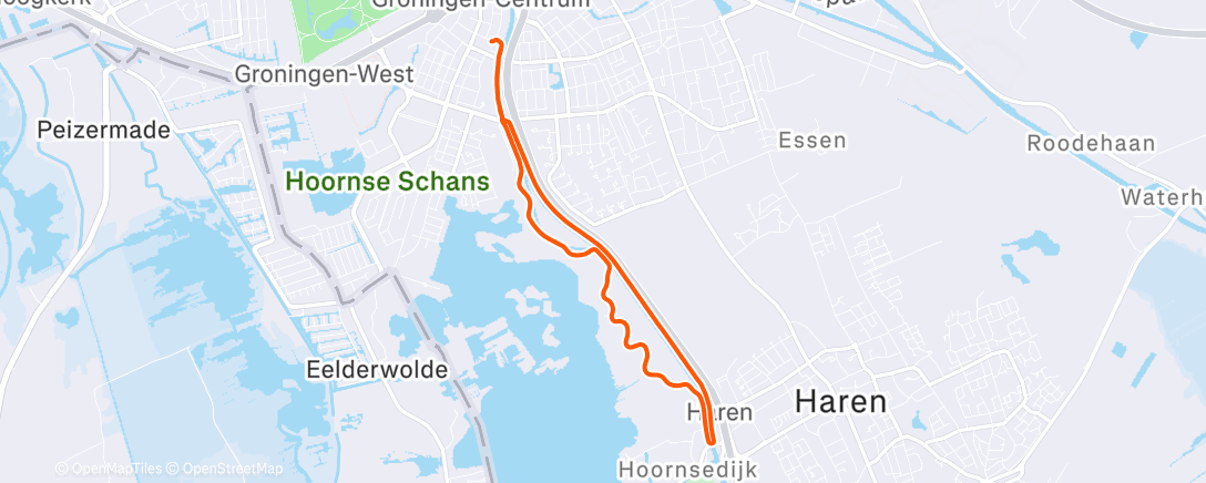 Map of the activity, 4 laagjes was net genoeg ❄️❄️