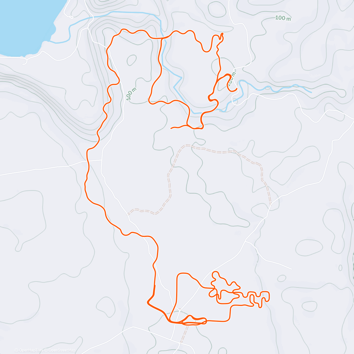 Карта физической активности (Zwift - Temples and Towers in Makuri Islands)