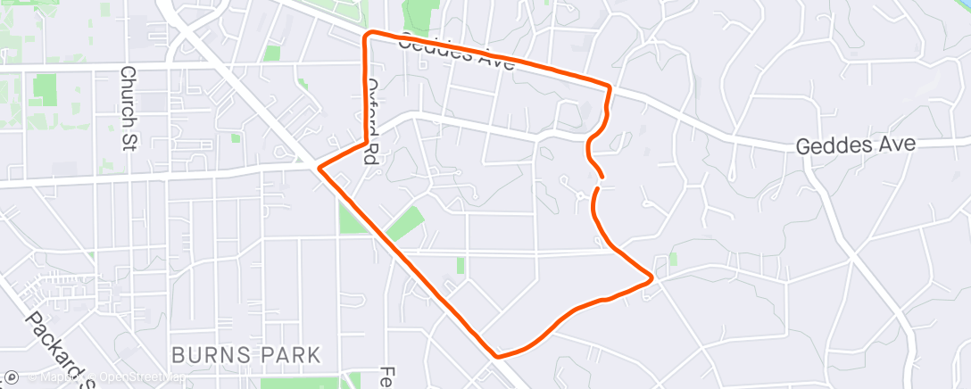 活动地图，Afternoon Run