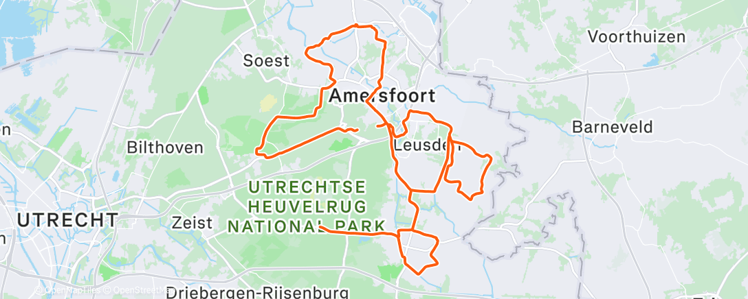 Карта физической активности (Ochtendrit)