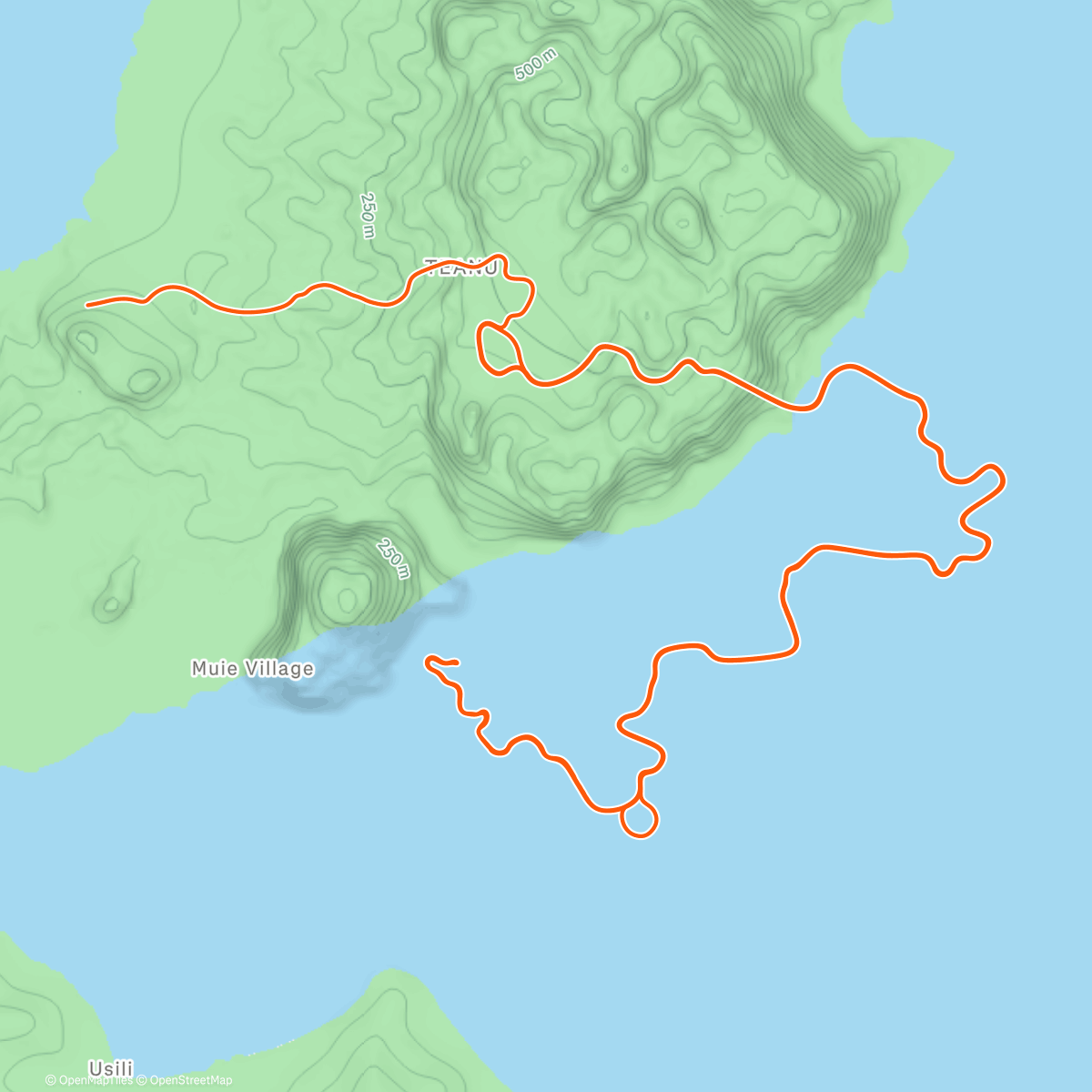 Map of the activity, Zwift - Orange Unicorn on Flat Out Fast in Watopia