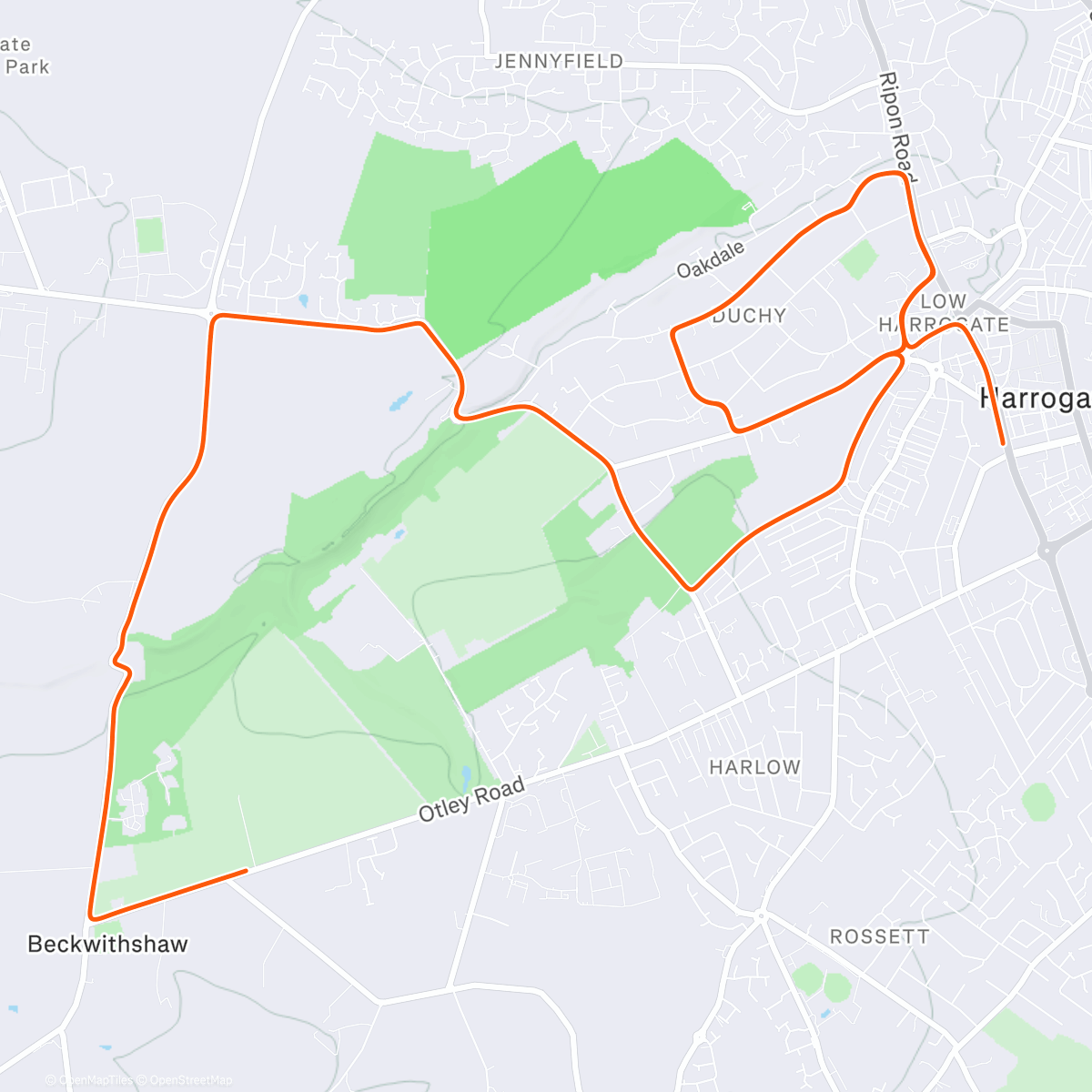 Карта физической активности (Zwift - Force coordination | iDO Sport App on Queen's Highway After Party in Yorkshire)