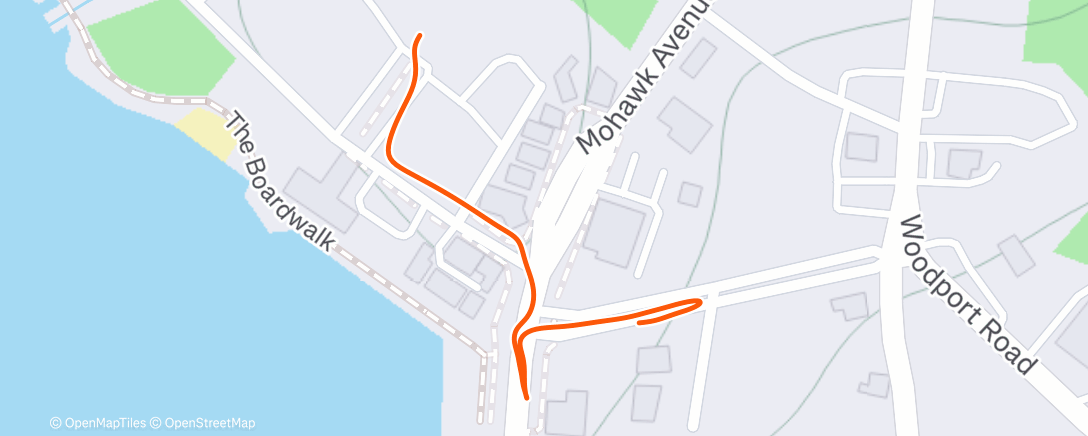 Map of the activity, Morning Run