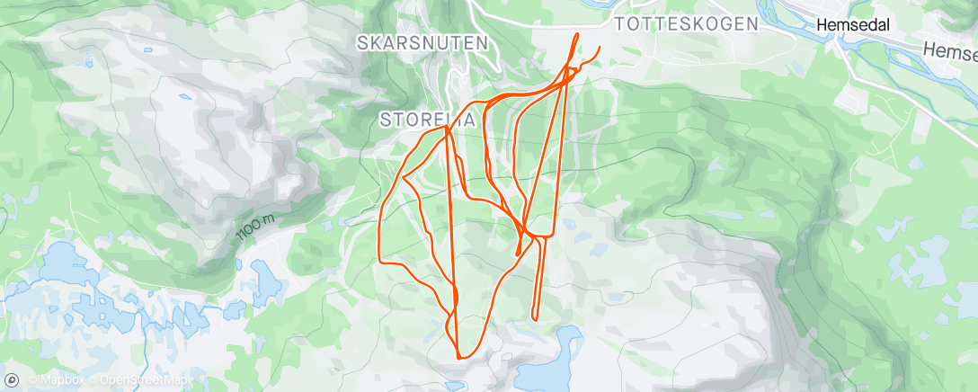 Mappa dell'attività Morning Alpine Ski