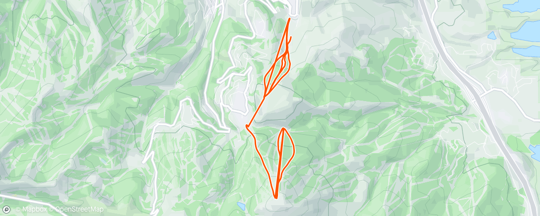 Map of the activity, 49: post work hot laps