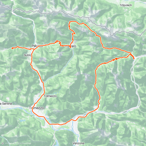Ravascletto Cason di Lanza Pontebba | 114.1 km Road Cycling Route on Strava