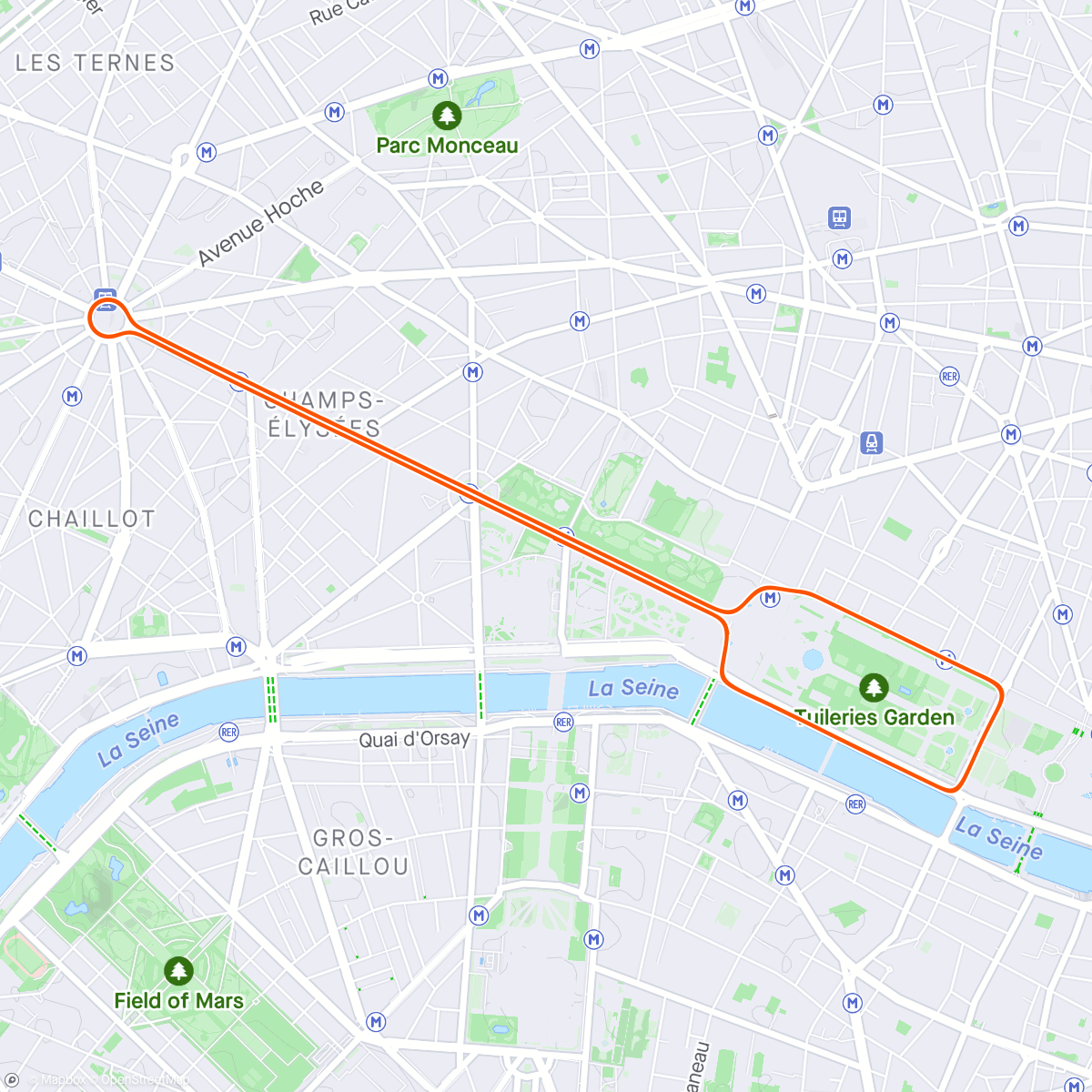 Carte de l'activité Zwift - PAOLO BARBERA T.N.T. ZD in Paris