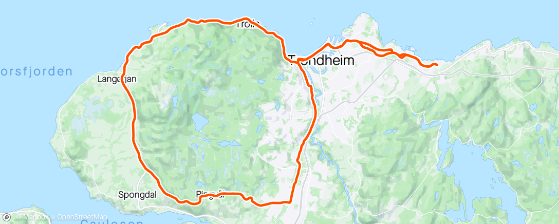 Map of the activity, Torsdagsgamp