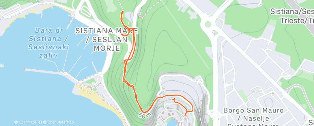 Map of the activity, Pre-race shakeout!