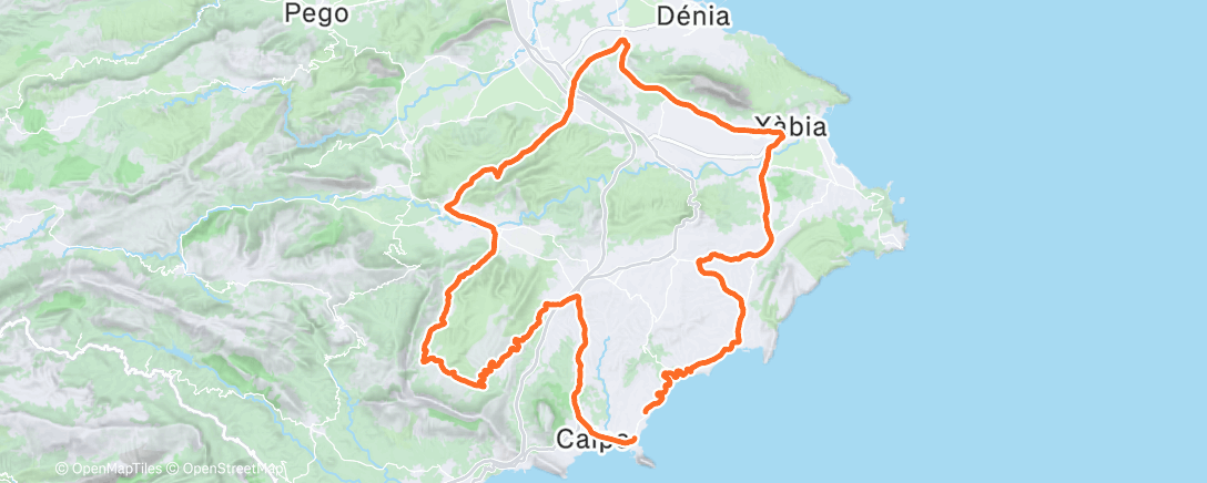 Map of the activity, Road to road season 📈📈
