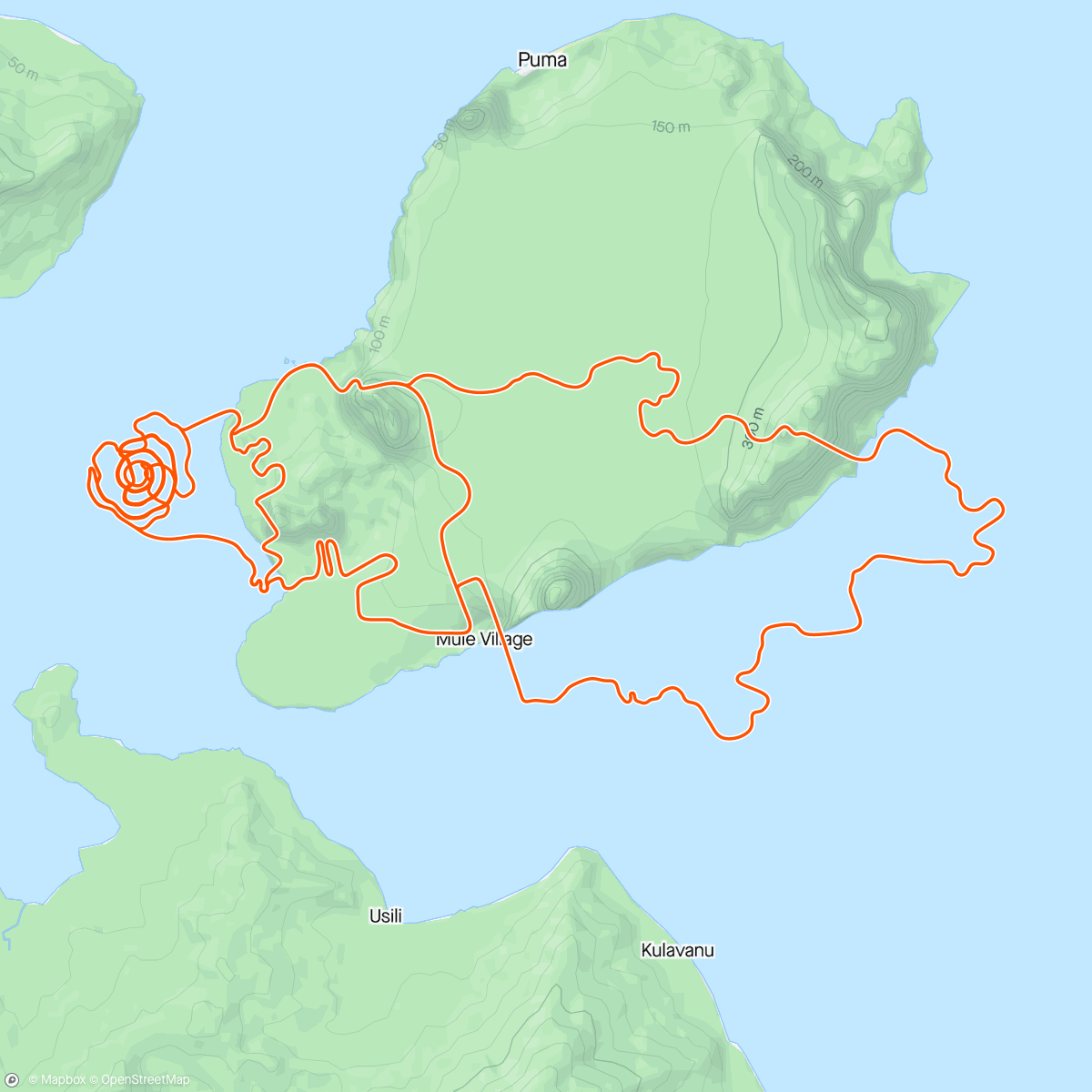 Kaart van de activiteit “Zwift - Spiral into the Volcano in Watopia”